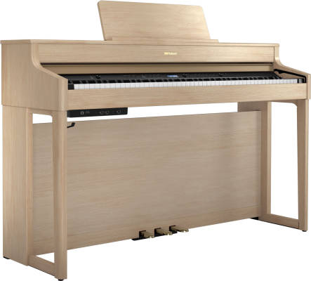 HP702 Digital Piano with Stand and Bench - Light Oak