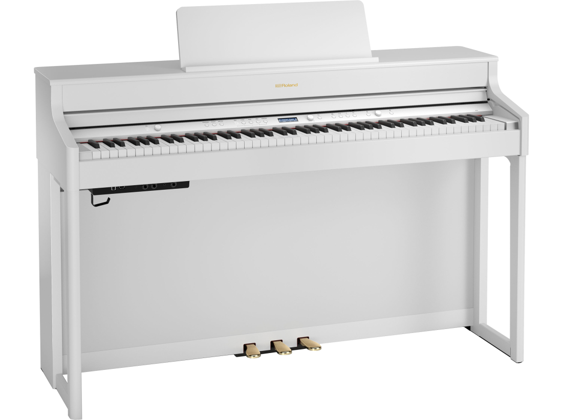 HP702 Digital Piano with Stand and Bench - White