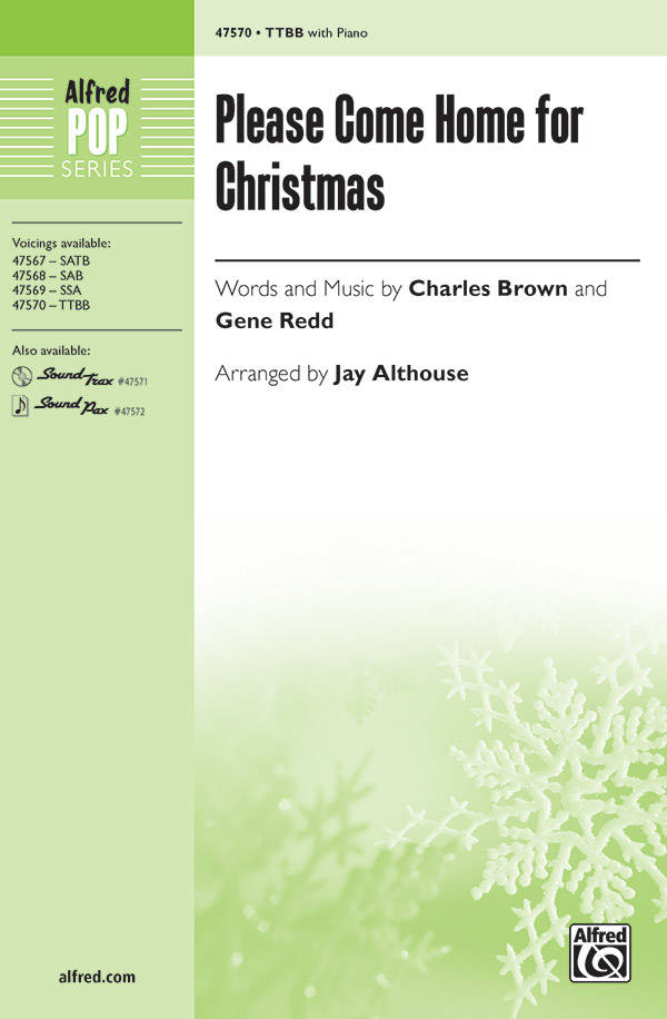 Please Come Home for Christmas - Brown/Redd/Althouse - TTBB