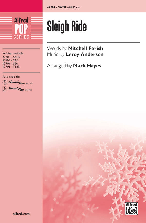 Sleigh Ride - Parish/Anderson/Hayes - SATB