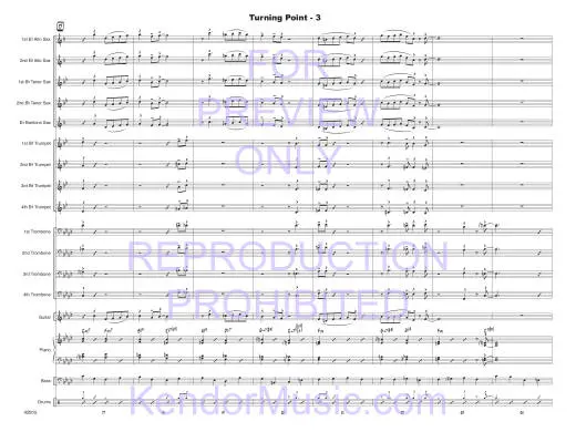Turning Point - Beach - Jazz Ensemble - Gr. Medium