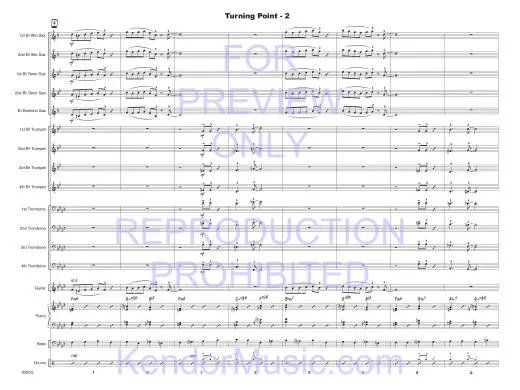 Turning Point - Beach - Jazz Ensemble - Gr. Medium