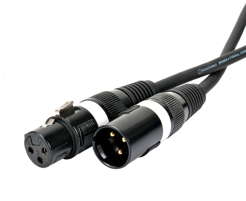 50 Foot 3-Pin DMX Cable
