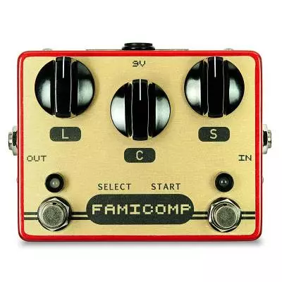 P�dale compresseur FamiComp et Fuzz 8 bits