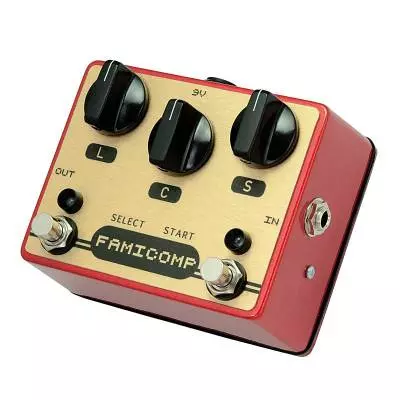 P�dale compresseur FamiComp et Fuzz 8 bits