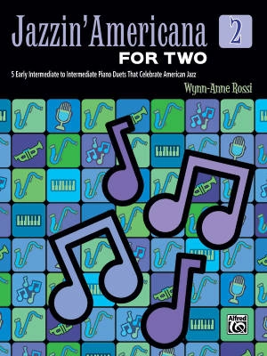 Alfred Publishing - Jazzin Americana for Two, Book 2 - Rossi - Piano Duet (1 Piano, 4 Hands) - Book