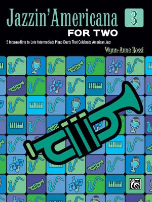 Alfred Publishing - Jazzin Americana for Two, Book 3 - Rossi - Piano Duet (1 Piano, 4 Hands) - Book