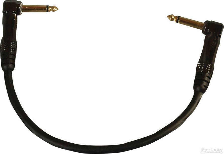 Gold Standard Premium Instrument Cable - 8 Inches Angled
