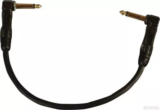 Gold Standard Premium Instrument Cable - 8 Inches Angled