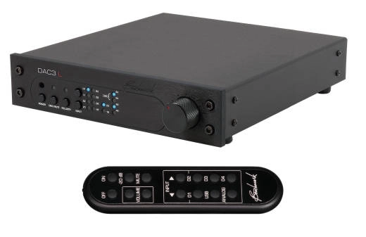 Benchmark Media - DAC3L Reference Stereo Preamp with Remote - Black