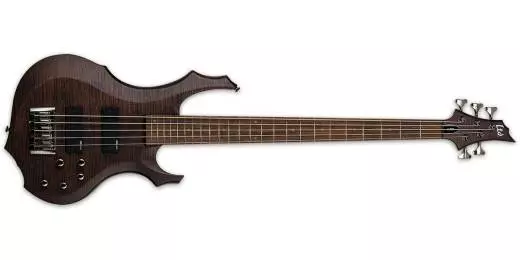 LTD F-205FM 5-String Bass - Walnut Brown Satin