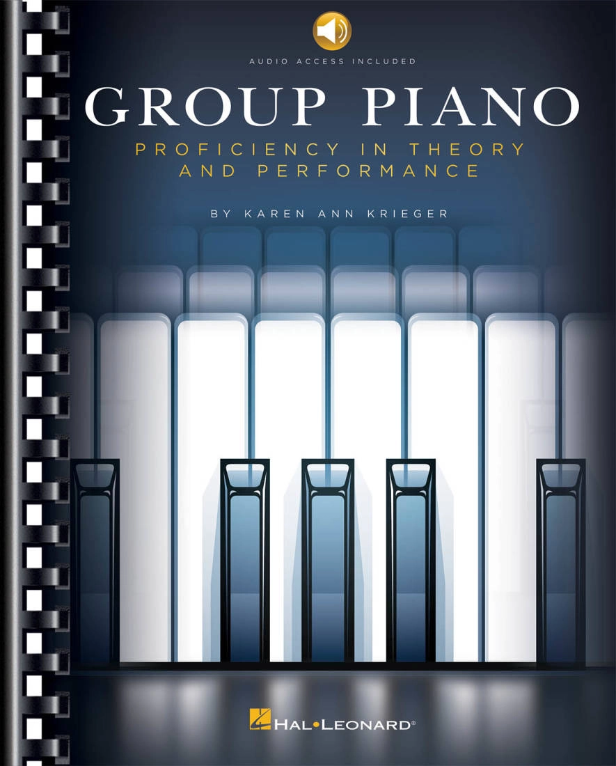 Group Piano: Proficiency in Theory and Performance - Krieger - Piano - Book/Audio Online