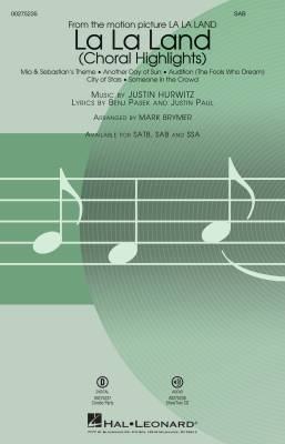 Hal Leonard - La La Land (Choral Highlights) - Paul /Pasek /Hurwitz /Brymer - SAB