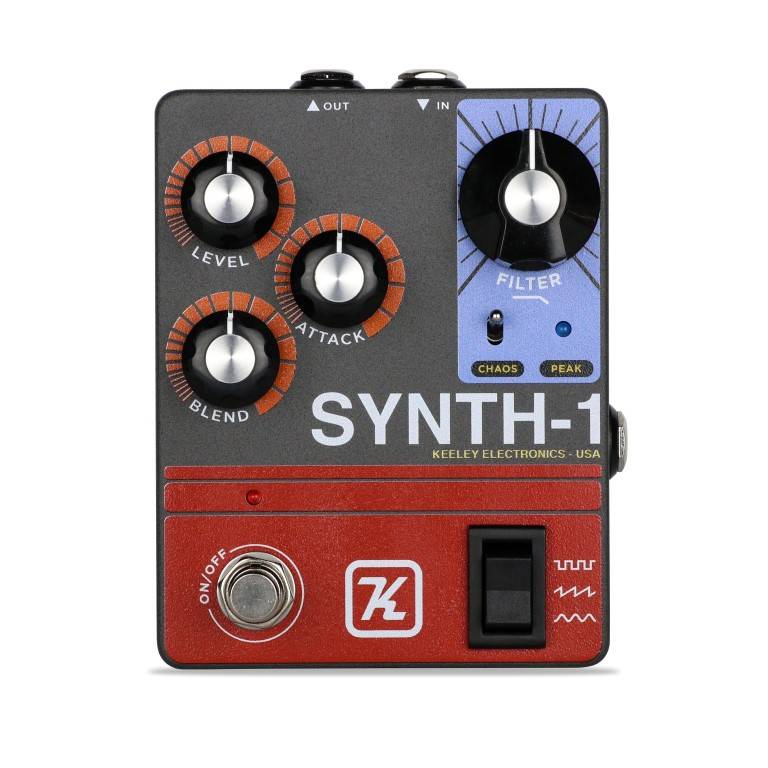 Synth-1 Reverse Attack Fuzz Wave Generator Pedal