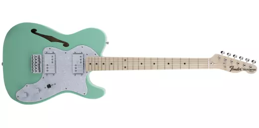Made In Japan Traditional \'70s Telecaster Thinline, Maple Fingerboard - Surf Green