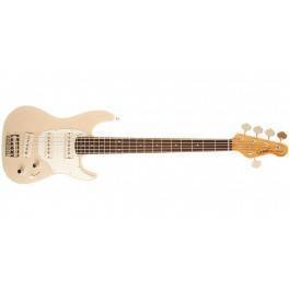 Shifter 5-String Bass - Transparent Cream/Rosewood Neck