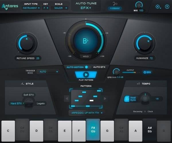 Auto-Tune EFX+ Pitch Correcting Plug-in with Effects
