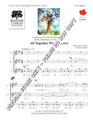 All Together We Are Love - Gimon - SSA