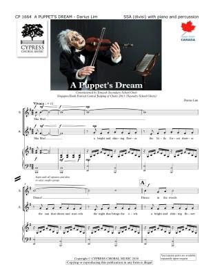 Cypress Choral Music - Puppets Dream - Lim - SSAA