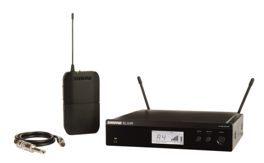 Shure - BLX14R Wireless Rack Mount Guitar/Instrument System (H9: 512-542 MHz)