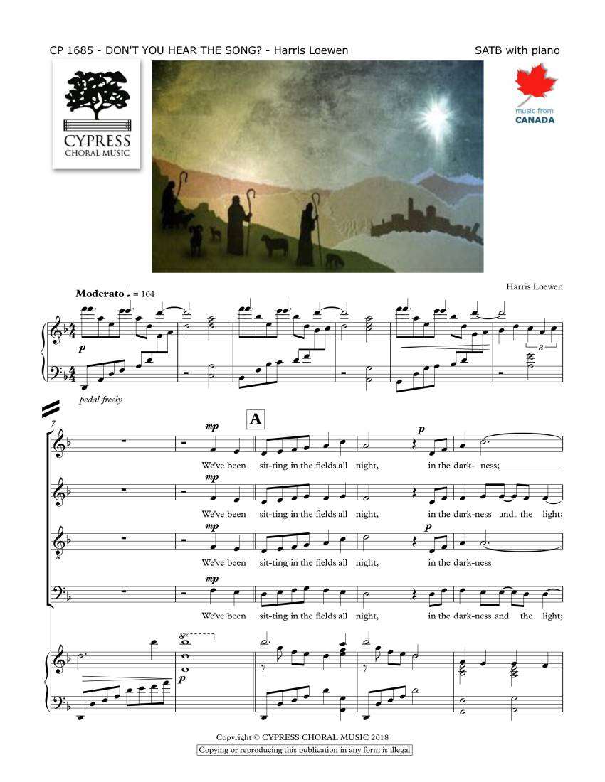 Don\'t You Hear the Song? - Loewen - SATB
