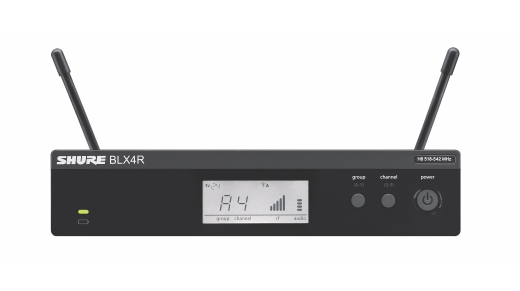BLX24R/SM58 Wireless Handheld System with SM58 Microphone and Rack Mountable Receiver (H11: 572-596 MHz)