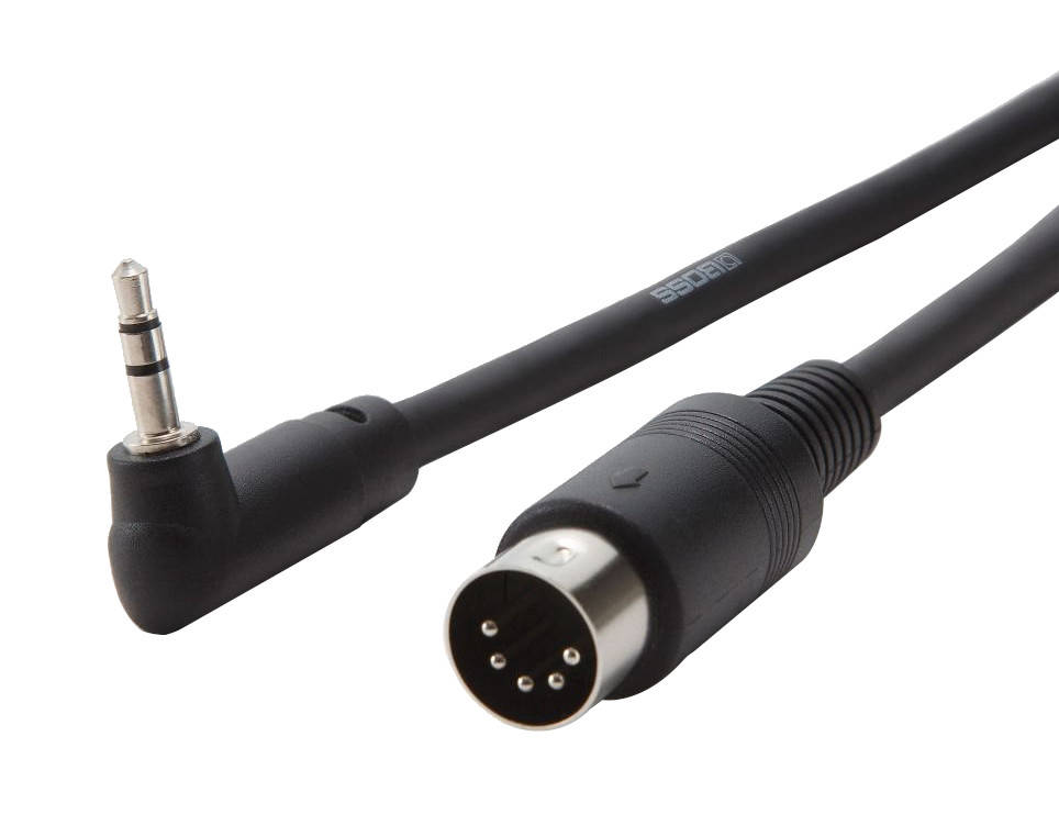 BMIDI-5-35 3.5mm TRS / 5-Pin MIDI Connecting Cable - 5ft