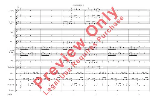 New Rules -  Adams - Marching Band - Gr. 2