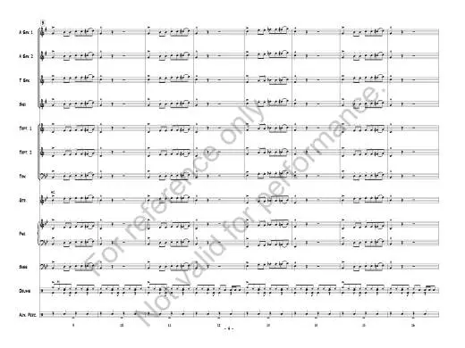 Awesome Sauce!! - Neeck - Jazz Ensemble - Gr. 1.5