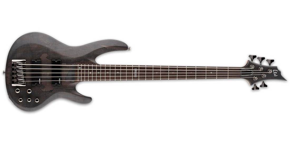 LTD B-205SM 5-String Bass - See Thru Black Satin