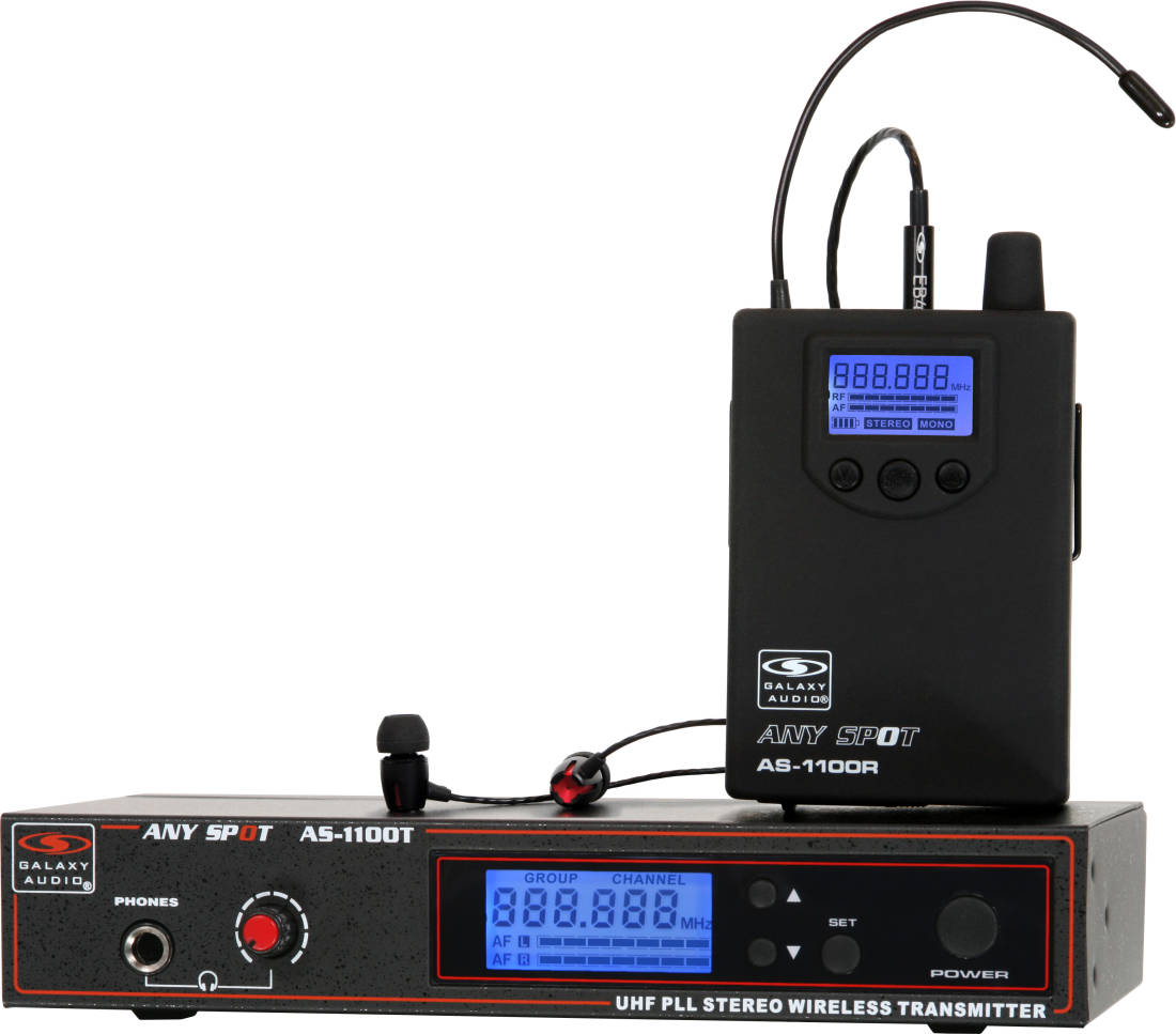 AS-1100 True Diversity In-Ear Monitor System