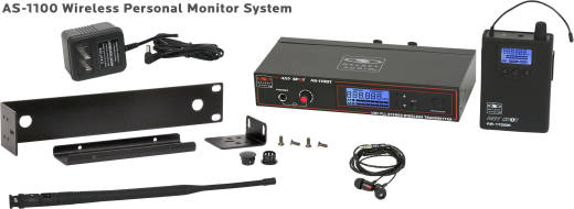 AS-1100 True Diversity In-Ear Monitor System