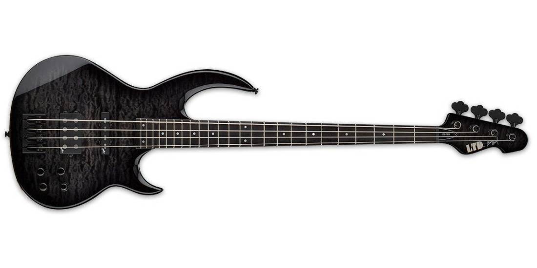LTD BB-1004 Bunny Brunel Signature Basse avec �tui - See Thru Black Sunburst
