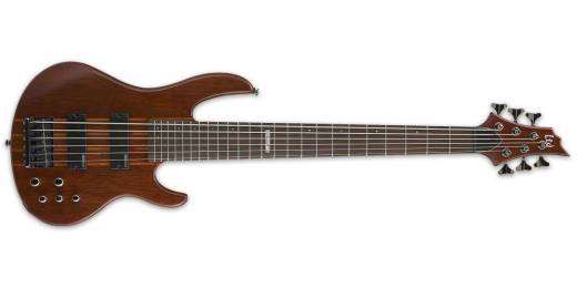LTD D-6 6-String Bass - Natural Satin