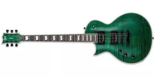 LTD EC-1000 Electric Guitar with Seymour Duncan Pickups - See Thru Green - Left-Handed