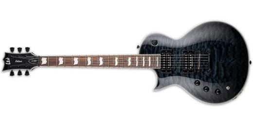 ESP Guitars - LTD EC-1000 Piezo Electric Guitar - See Thru Black - Left-Handed