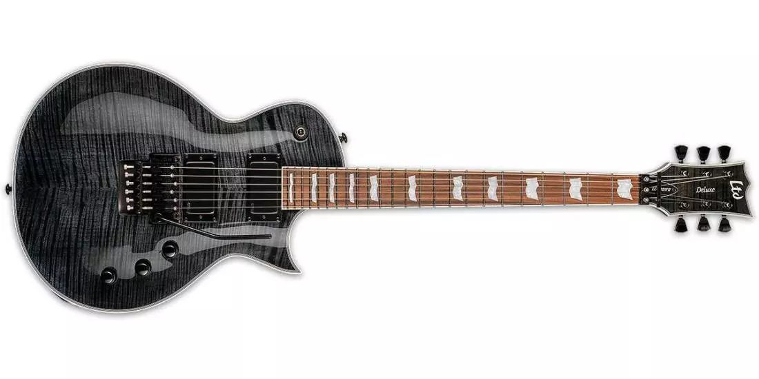LTD EC-1001FR Électrique avec micros Metalworks - See Thru Black