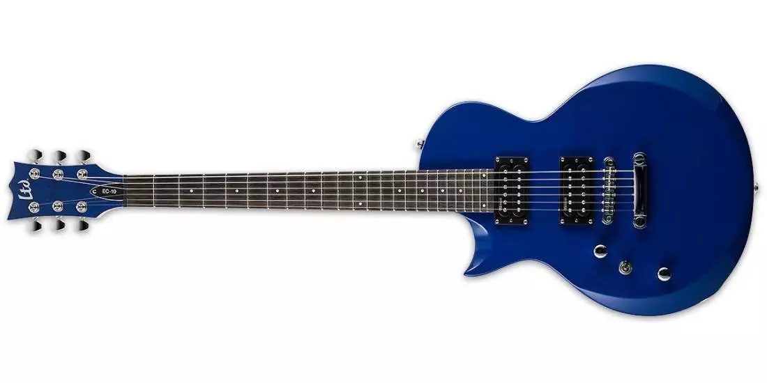 LTD EC-10 Electric Guitar with Gig Bag - Blue - Left-Handed