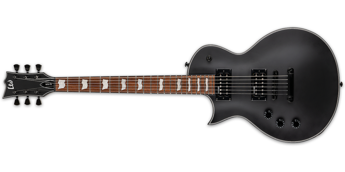 LTD EC-256 Electric Guitar - Black Satin - Left-Handed