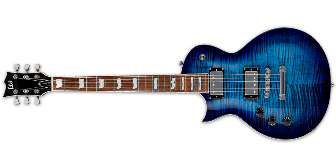 LTD EC-256FM Electric Guitar - Cobalt Blue - Left-Handed