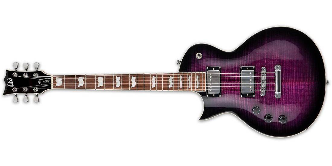 LTD EC-256FM Electric Guitar - See Thru Purple Sunburst - Left-Handed