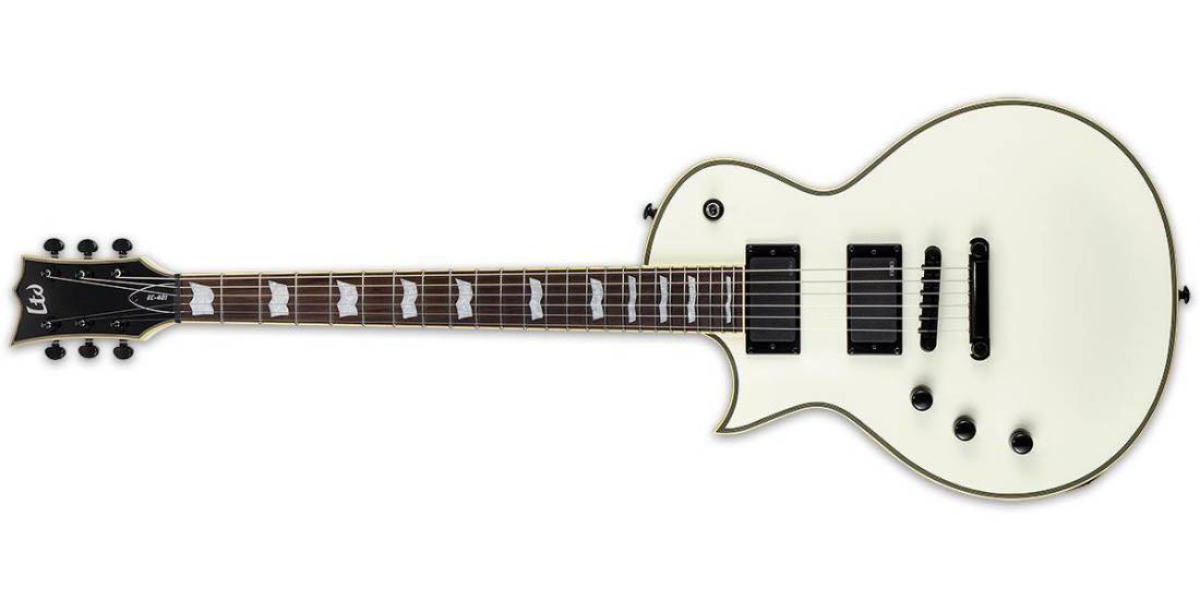 LTD EC-401 Electric Guitar - Olympic White - Left-Handed