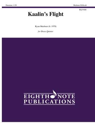 Eighth Note Publications - Kaalins Flight - Meeboer - Brass Quintet - Medium-Difficult