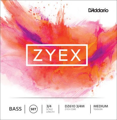 DAddario Orchestral - Zyex String Bass Set 3/4 Medium