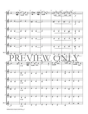 Romanian Folk Dances - Bartok/Gassi - Clarinet Sextet - Gr. Medium