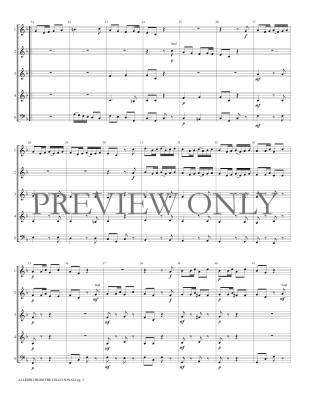 Allegro from the Cello Sonata - Marcello/Marlatt - Interchangeable Woodwind Ensemble - Gr. Medium