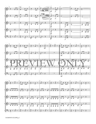 Banditen-Galopp, Polka-Schnell Op. 378 - Strauss/Kaisershot - Interchangeable Woodwind Ensemble - Gr. Medium