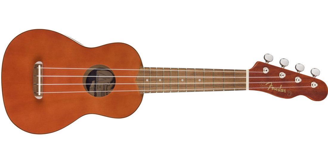 Venice Soprano Ukulele, Walnut Fretboard - Natural