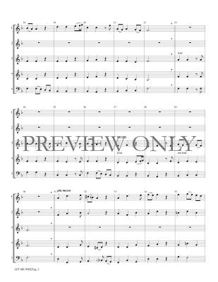 Let Me Weep (Lascia ch io pianga) from Rinaldo - Handel/Marlatt - Interchangeable Woodwind Ensemble - Gr. Easy-Medium