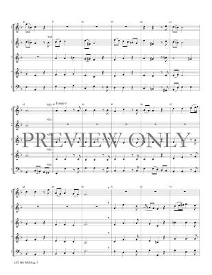 Let Me Weep (Lascia ch io pianga) from Rinaldo - Handel/Marlatt - Interchangeable Woodwind Ensemble - Gr. Easy-Medium
